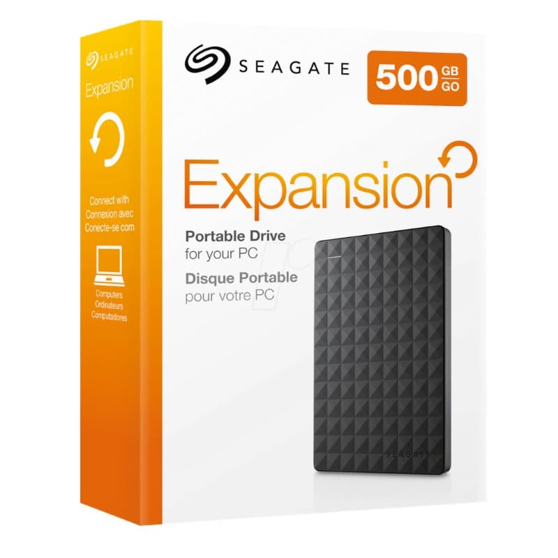 Seagate Expansion Portable Hard Drives 500GB